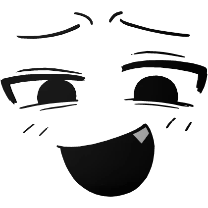 Laughing Smirk 3D Face