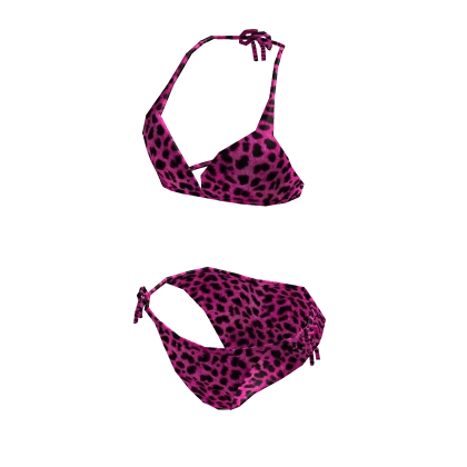 🎀Pink Leopard swimsuit🎀