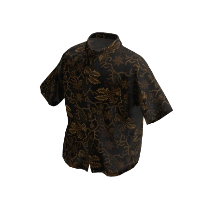 Batik Button Up Shirt