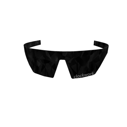 Black Sparkle Time Clockwork Shades