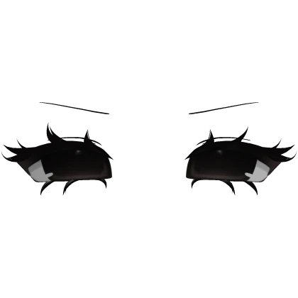 kawaii chibi smug foxy floating eyes