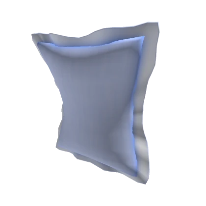 Blue Huggable Ruffle Pillow