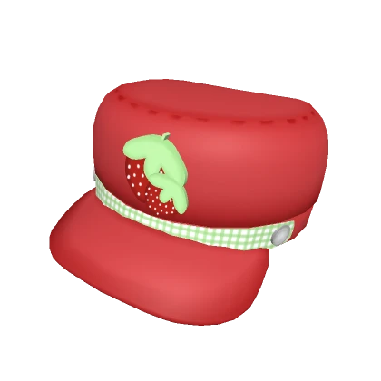 Red Strawberry Fields Cap