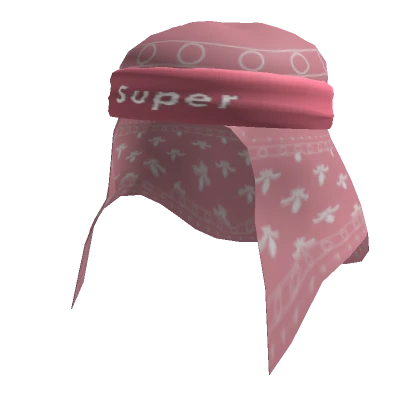 Bandana w/ Headband Pink