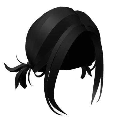 Y2K Aesthetic Mini Pigtails Black