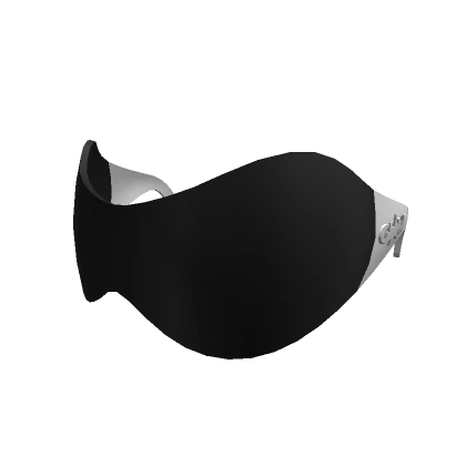 Y2K Black Shield Sunglasses