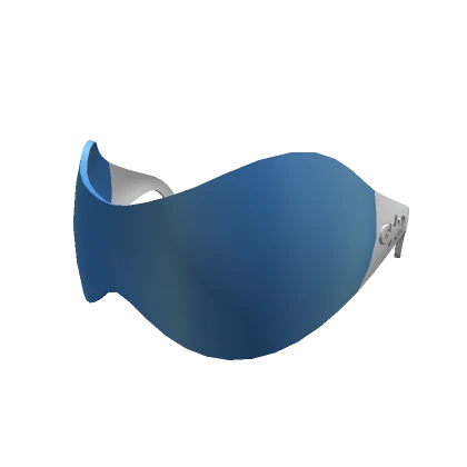 Y2K Blue Shield Sunglasses