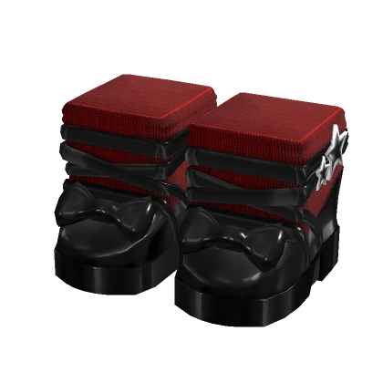 vampire black doll shoes