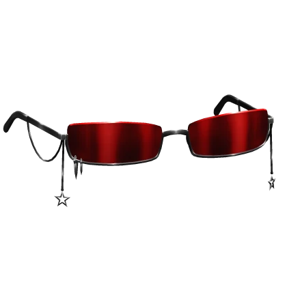 [REFLECTIVE] Deluxe Star Shades - Red
