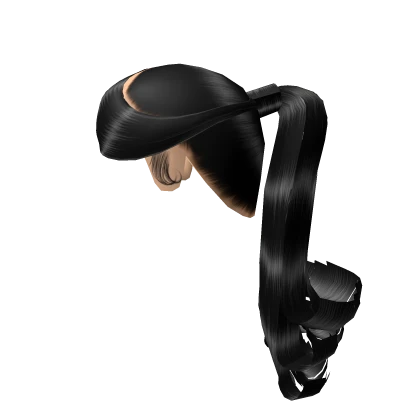 High Ponytail with Swoop [BLACK}