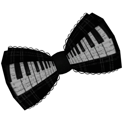 Oversized Scene Emo Vkei Piano Bow