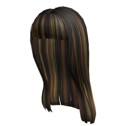 Cleo's Undead Sleek Bangs Hair in De Nile Streaks