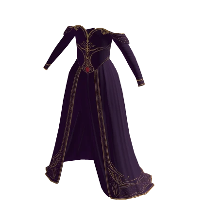 Purple dawn royal dress