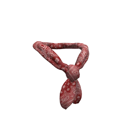 Red Bandana Scarf