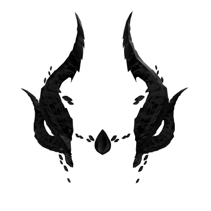 Black Ancient Dragon Horns