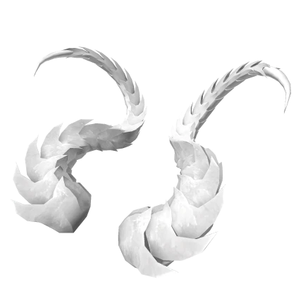 White Dragonborn Horns