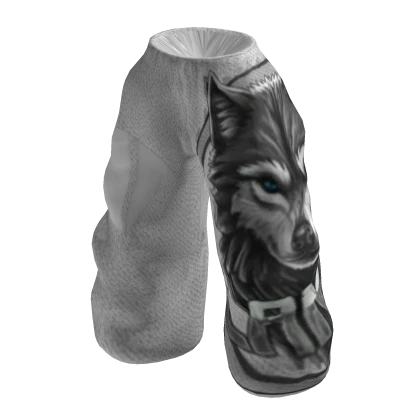 White Wide Baggy Pants | Street Outfit | Wolf