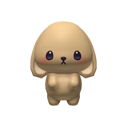 Beige Bunny Pet (Cute & Chibi)