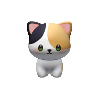 Calico Cat Pet (Cute & Chibi)