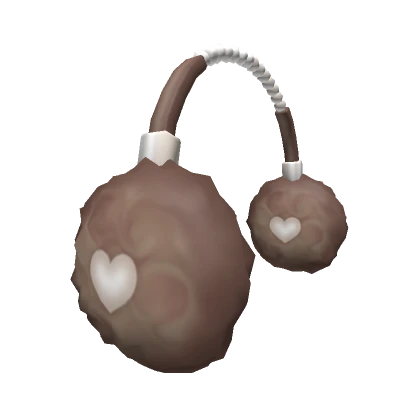 Pretty Pearl Earmuffs - brown