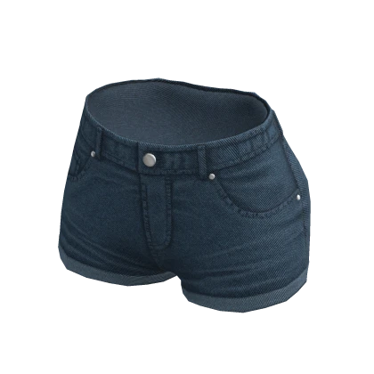 Jean Shorts Blue Denim Vintage Baddie Ripped Y2K