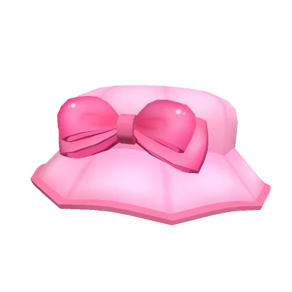 Cute Pink Hat With Bow