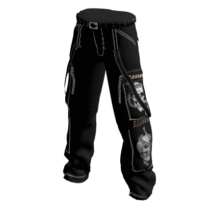 Emo Goth Cargo Pants