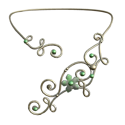 Elegant Jade Ivy Y2K Necklace