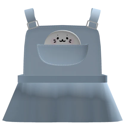 ꒰♡ cutesy seal fish overalls ୭ ˚.