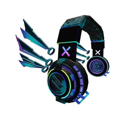EDM Cyber Grunge Headphones