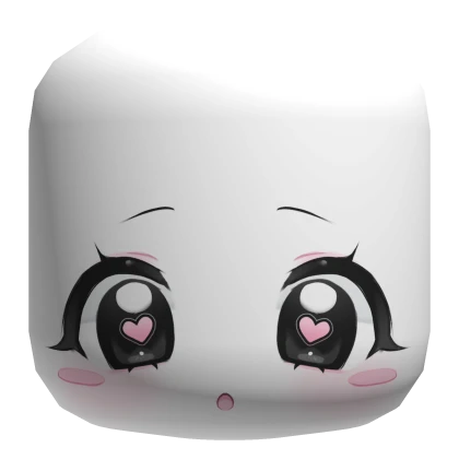 ♡ : kawaii valentines heart eyes face mask