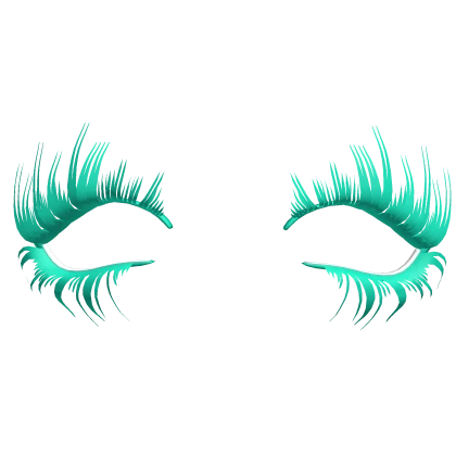 gyaru dramatic lashes (teal) 