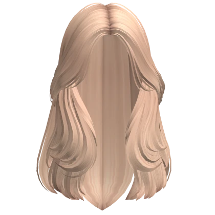 Flowy Wavy Butterfly Layered Hair (Blonde)