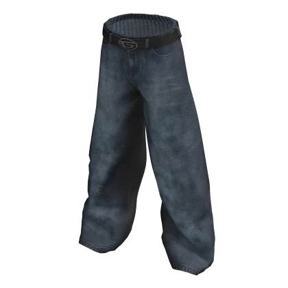 Baggy Jeans With Belt