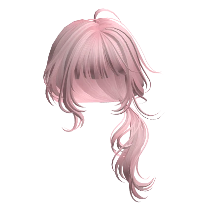 Pink Low Ponytail