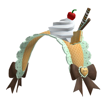 ♡ Cutesy Choco mint Ice-Cream Bonnet ♡