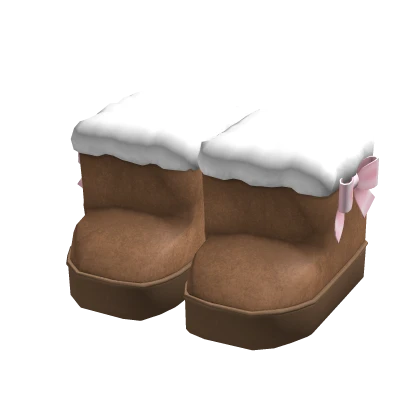 cute autumn fall boots w/ fur