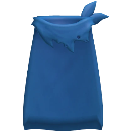 🔷 Torn Blue Scarf/Cape