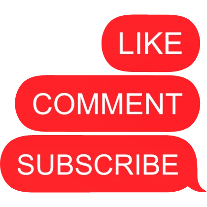 Like comment subscribe YouTube text message bubble