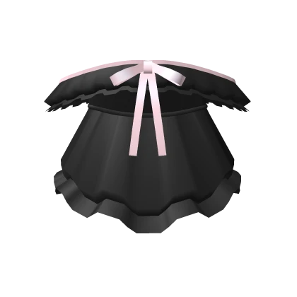 🎀3.0 Black Pajama Dress with Ribbons