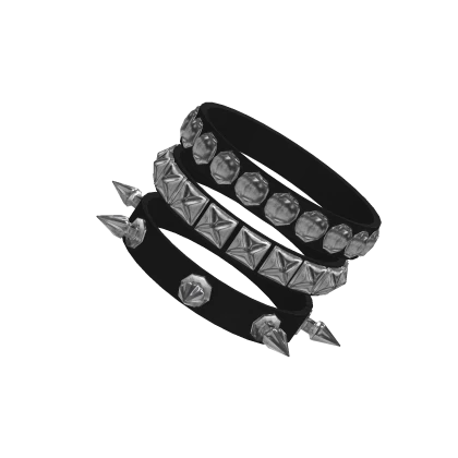 Emo Rockstar Punk Stud Bracelet 