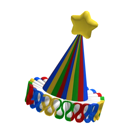 🎈⭐Clown Kidcore Rainbow Party Hat⭐🎈