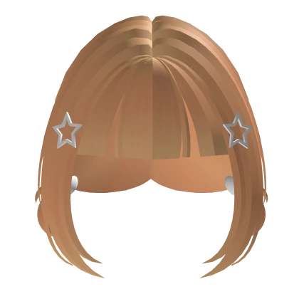 ♡ Orange Hair Baby Super Cute Star Clip