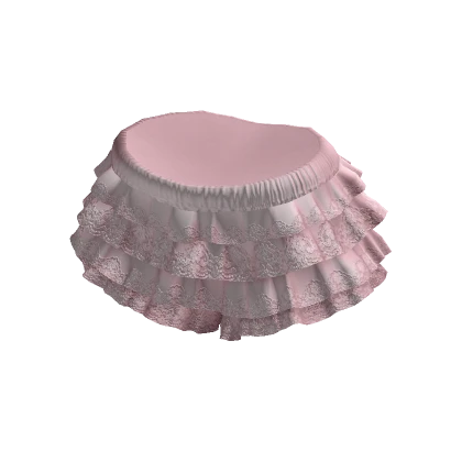 Ruffle Lace Bloomer Shorts (Pink)