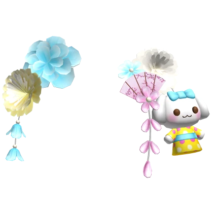 Harajuku Gyaru Traditional Flower Headpiece