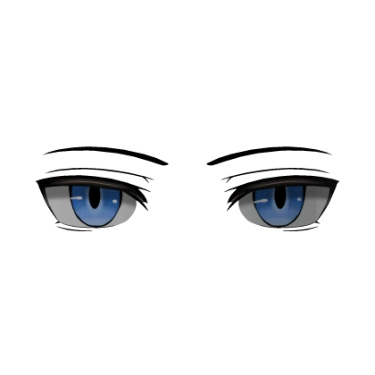 Rogue Duelist Eyes Blue (3D Face Accessory)