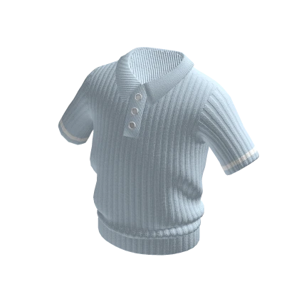 Polo shirt : Light blue