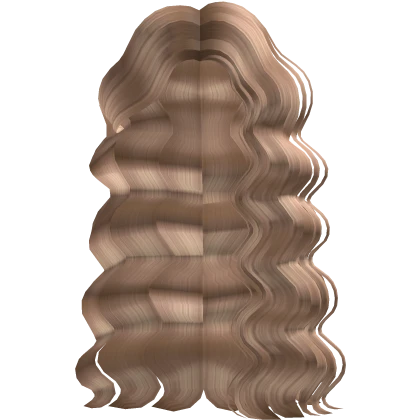 Long Side Parted Super Curly Blonde Hair