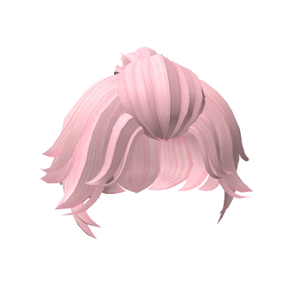 Pink Anime Mini Ponytail