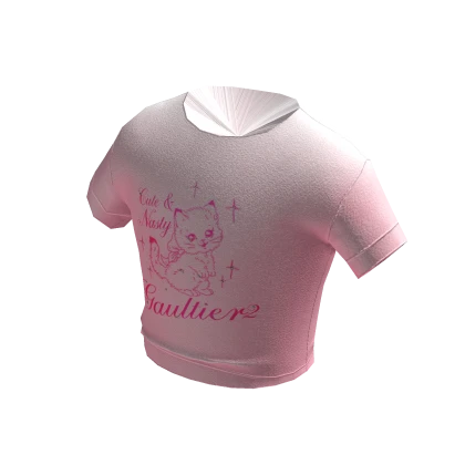 Cute & Nasty Pink Mini T-Shirt